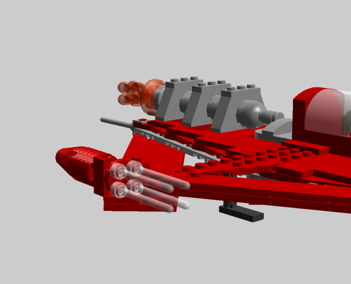 LEGO MOC - In a galaxy far, far away... - Ship 'Rozgus'