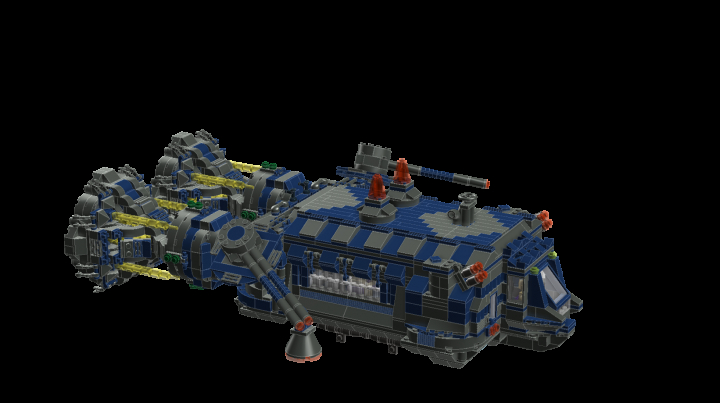 LEGO MOC - In a galaxy far, far away... - General's warship 'Eagle-owl'