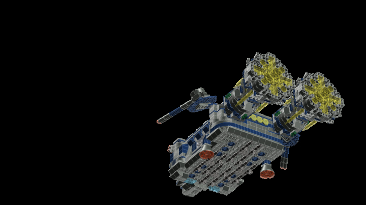 LEGO MOC - In a galaxy far, far away... - General's warship 'Eagle-owl'