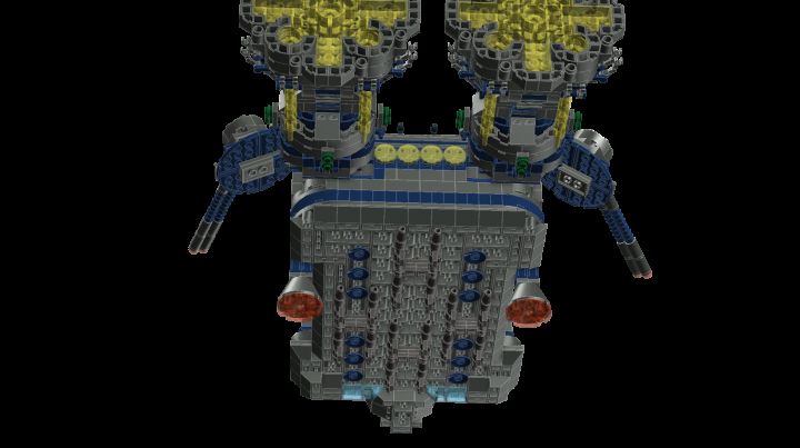 LEGO MOC - In a galaxy far, far away... - General's warship 'Eagle-owl'