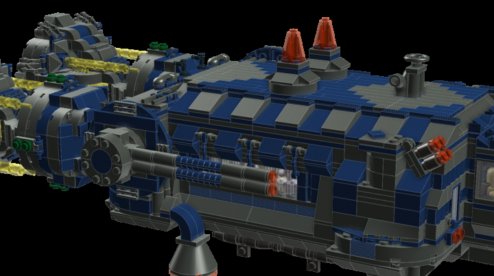 LEGO MOC - In a galaxy far, far away... - General's warship 'Eagle-owl'