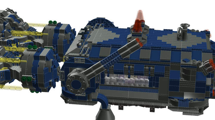 LEGO MOC - In a galaxy far, far away... - General's warship 'Eagle-owl'