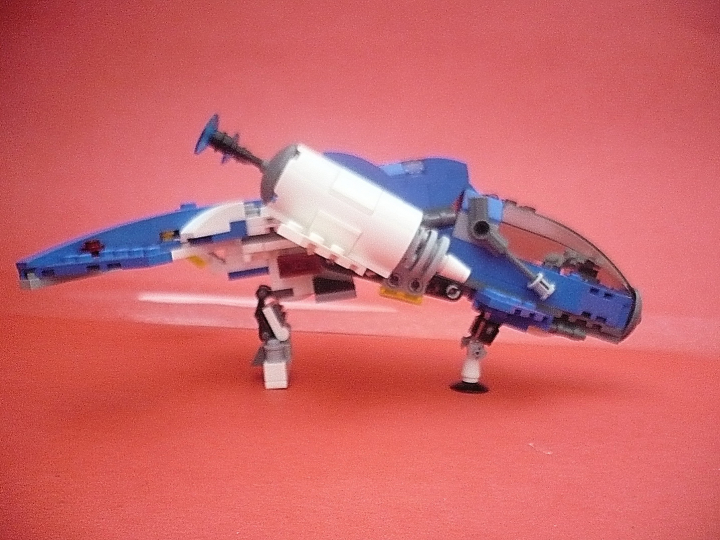 LEGO MOC - In a galaxy far, far away... - 'Blue Sky' starship