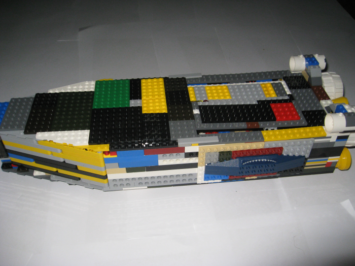 LEGO MOC - In a galaxy far, far away... - Разрушитель перевозящий 2 истребителя (РП2И)