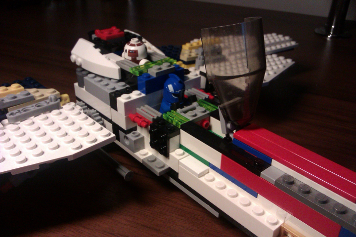 LEGO MOC - In a galaxy far, far away... - S-Wing starfighter