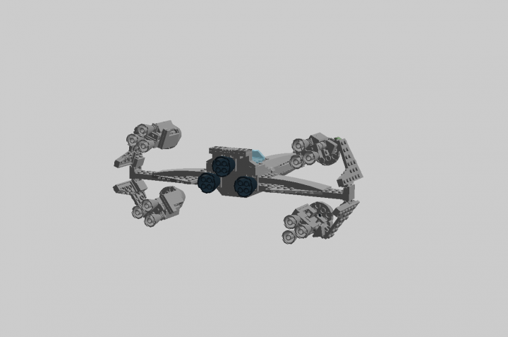 LEGO MOC - In a galaxy far, far away... - 'Hooper' space ship