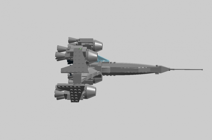 LEGO MOC - In a galaxy far, far away... - 'Hooper' space ship