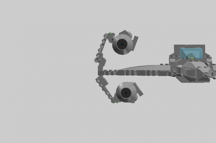 LEGO MOC - In a galaxy far, far away... - 'Hooper' space ship