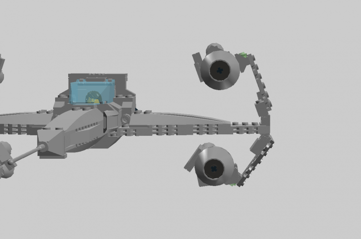 LEGO MOC - In a galaxy far, far away... - 'Hooper' space ship