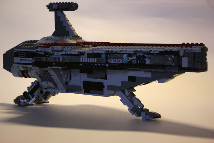 LEGO MOC - In a galaxy far, far away... - Acclamator I-class assault ship