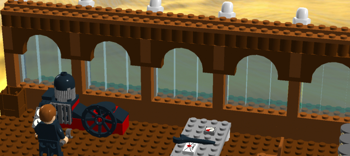 LEGO MOC - Because we can! - First Engine: Крупный план.