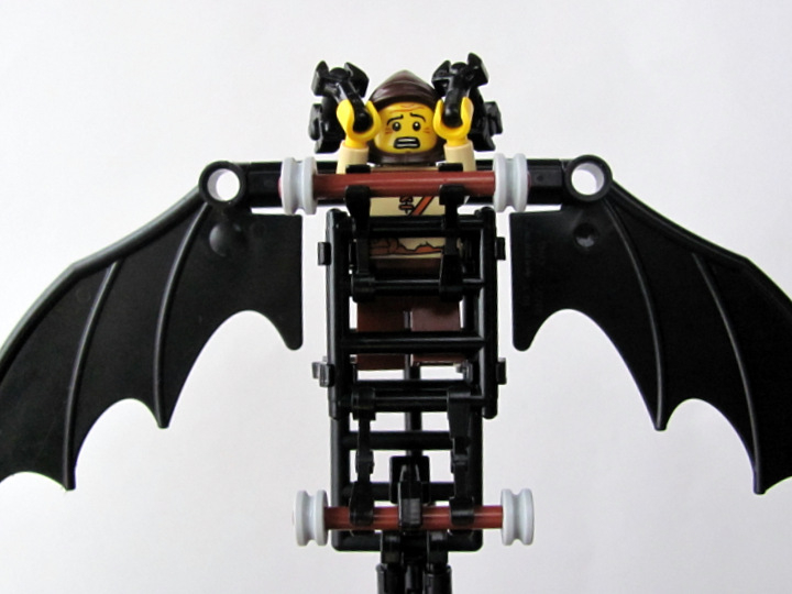LEGO MOC - Because we can! - Leonardo da Vinci plane: С радостью на лице.