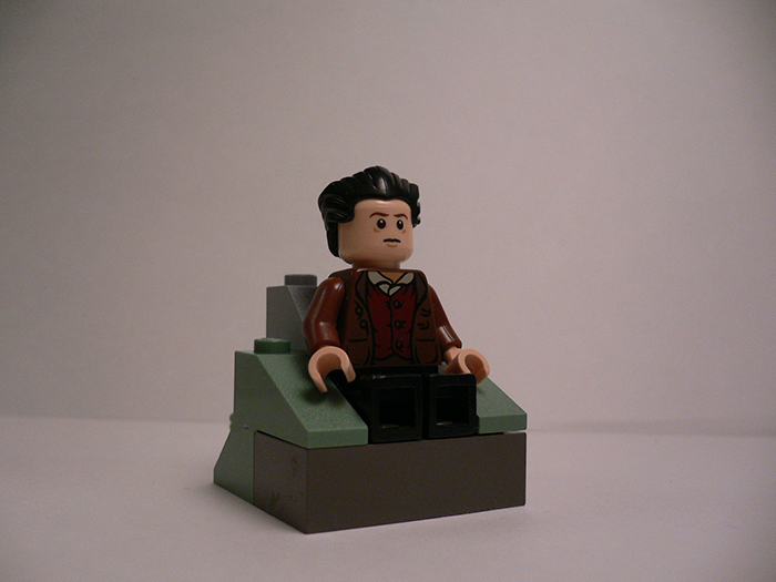 LEGO MOC - Because we can! - Nikola Tesla: Эксперимент с волосами. Так он выглядит гораздо<br />
старше.