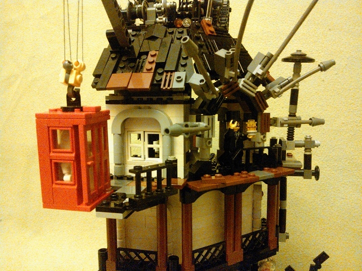 LEGO MOC - Because we can! - 无线能量传输: лифт. 