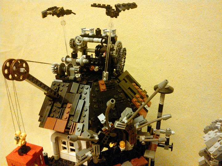 LEGO MOC - Because we can! - 无线能量传输: гигантские птицы ( наверно вороны ))