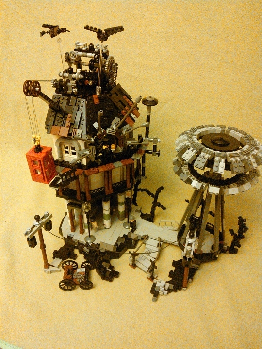 LEGO MOC - Because we can! - 无线能量传输: снизу непонятная телега.