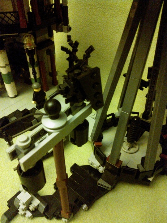 LEGO MOC - Because we can! - 无线能量传输: птица на столбе