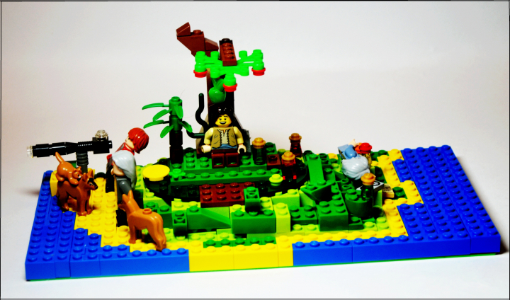 LEGO MOC - Because we can! - Discovery Island: Общий вид всего острова.