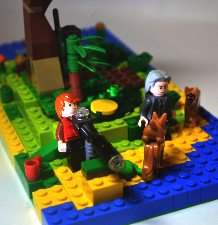 LEGO MOC - Because we can! - Discovery Island: <center><br>Вот и ночь наступила</br><br>Устали мы</br><br>Потому-что за день</br><br>Много открыли</br></center>