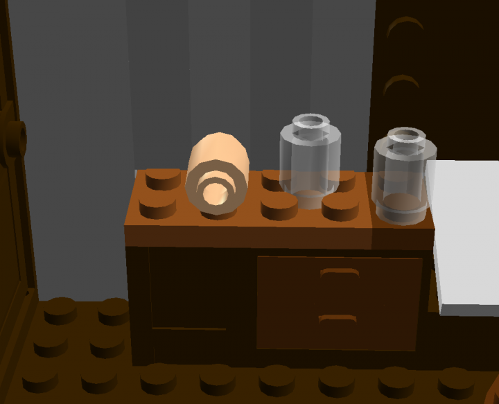 LEGO MOC - Because we can! - Mendeleev D.: Critical Point: Полу-ватман, две колбочки.
