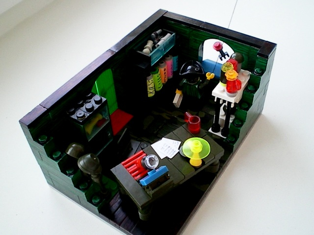 LEGO MOC - Because we can! - 'Воздушный змей Бенджамина Франклина': ...грызя науки сей гранит.