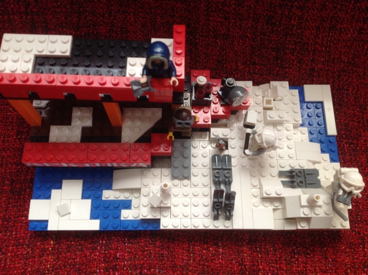 LEGO MOC - Because we can! - First expedition of NS Arktika to the North: Вид сверху .