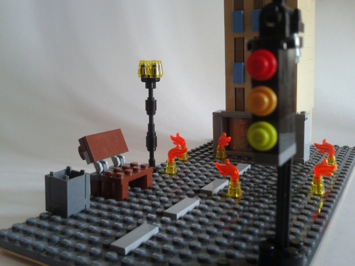 LEGO MOC - Heroes and villians - Dr. Octopus Attacks