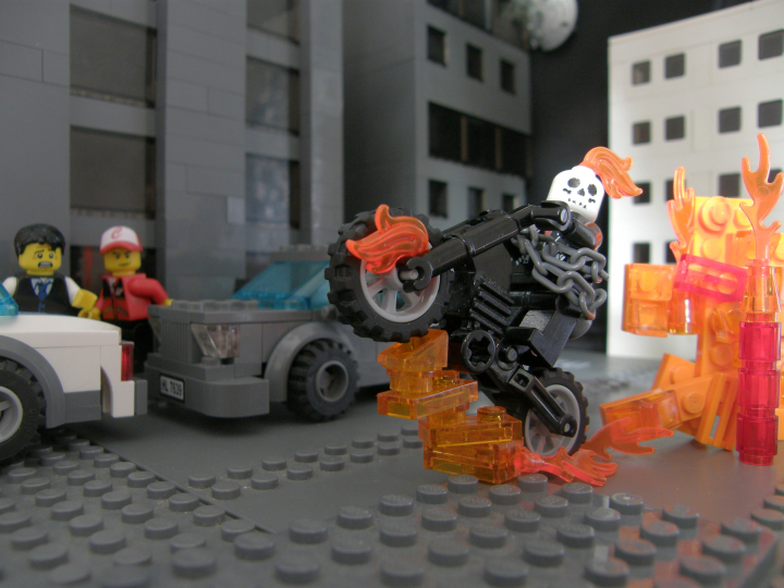 LEGO MOC - Heroes and villians - Ghost Rider