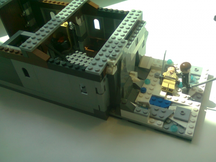 LEGO MOC - Heroes and villians - League of Assassins Lair from the 'Batman:Begins': все вместе