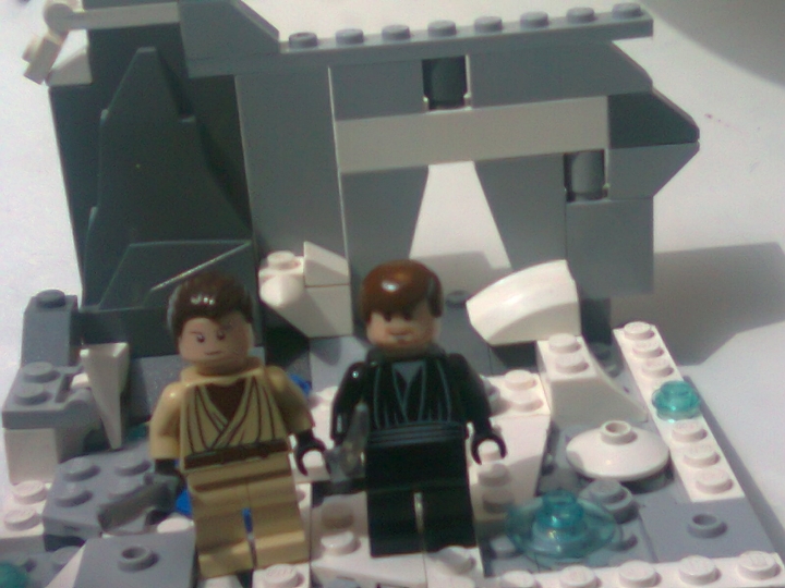 LEGO MOC - Heroes and villians - League of Assassins Lair from the 'Batman:Begins': вид сзади
