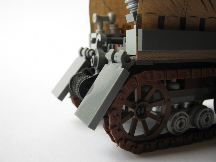 LEGO MOC - Steampunk Machine - Steampunk Halftruck: А тут видно брызговики, лебедку