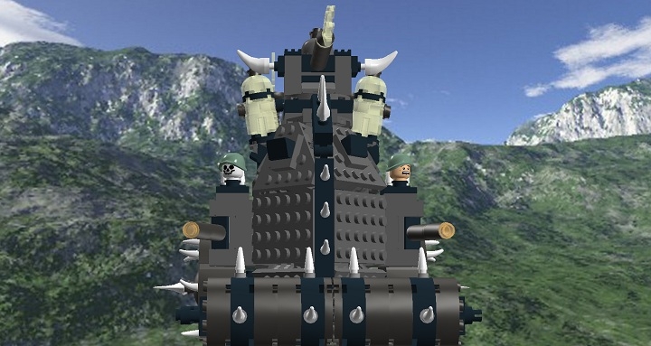LEGO MOC - Steampunk Machine - Железная смерть: Смерть на колёсах.