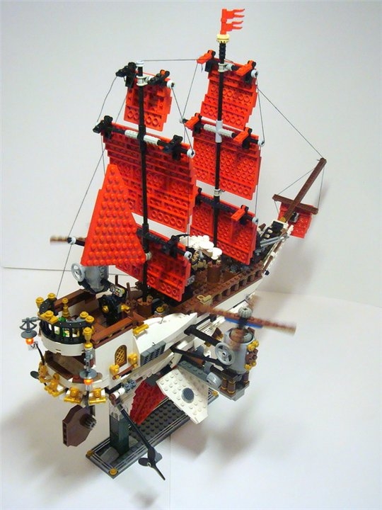 LEGO MOC - Steampunk Machine - Steampunk styled 'Scarlet Sails'