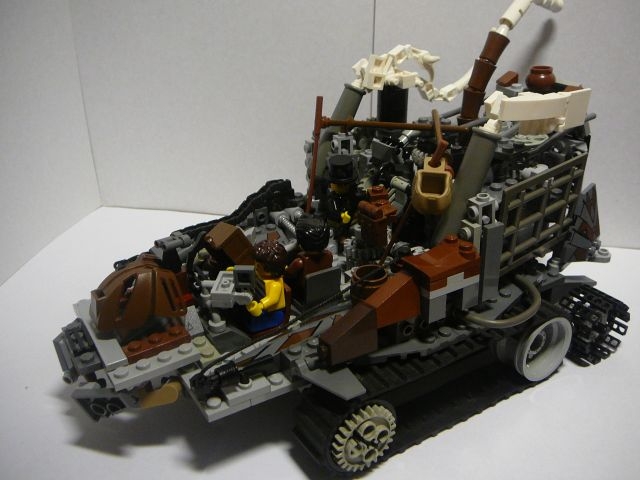 LEGO MOC - Steampunk Machine - Steampunk moving platform: 'Поехали!'-крикнул Коул заводя двигатель.<br />
------------------------<br />
На этом я с вами прощаюсь,до новых встреч!