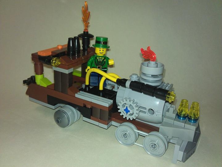 LEGO MOC - Steampunk Machine - Полярный экспресс