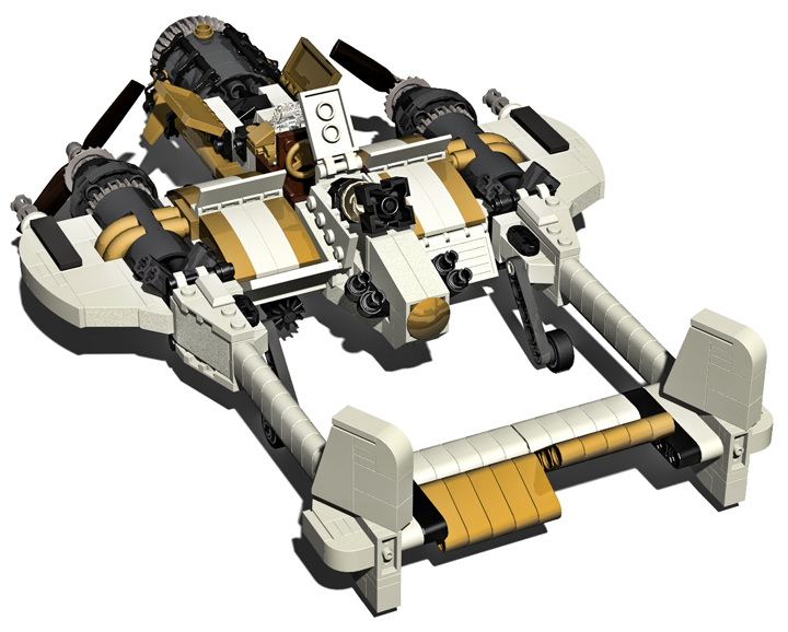 LEGO MOC - Steampunk Machine - Steam Flyer