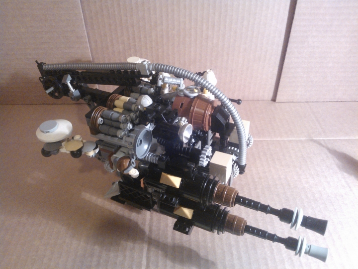 LEGO MOC - Steampunk Machine - Shock self-propelled gun: без колес.