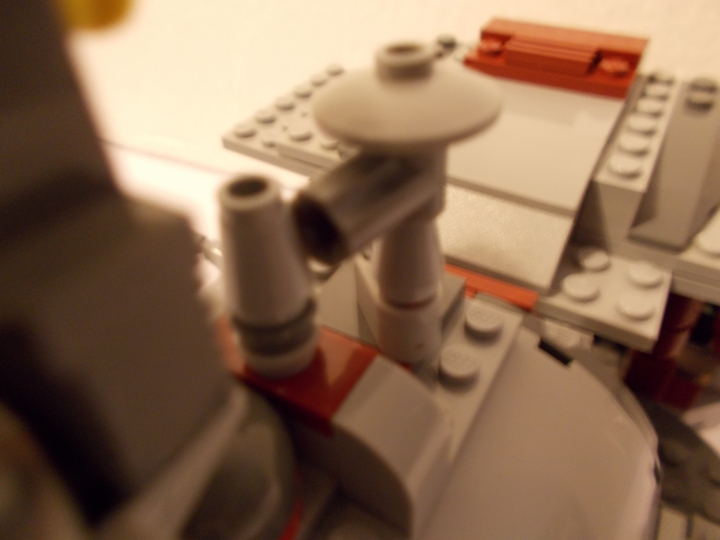 LEGO MOC - Steampunk Machine - 'Red Revenge' Steam Locomotive: гудок