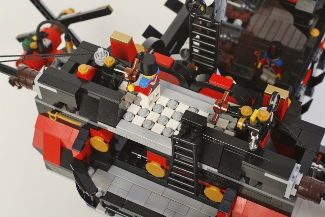 LEGO MOC - Steampunk Machine - FS-041m: фото кормы сверху
