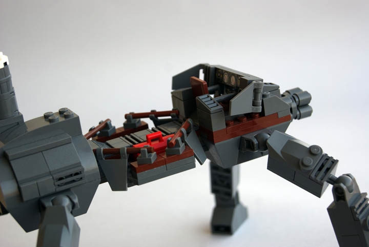 LEGO MOC - Steampunk Machine - Steampunk Walker: Кабина поближе.