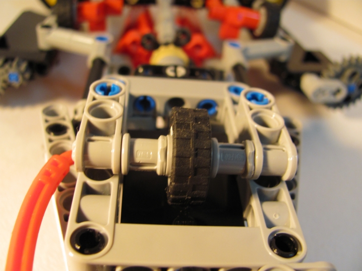 LEGO MOC - Steampunk Machine - Steampunk 'Persecutor': Заднее шасси.