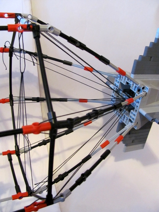 LEGO MOC - Mini-contest 'Zeppelin Battle' - Postman (Dirigible): Tail ropes: