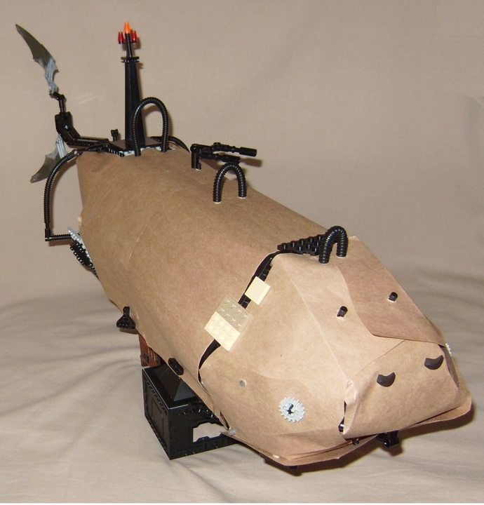 LEGO MOC - Mini-contest 'Zeppelin Battle' - Sky Shark: Общий вид дирижабля