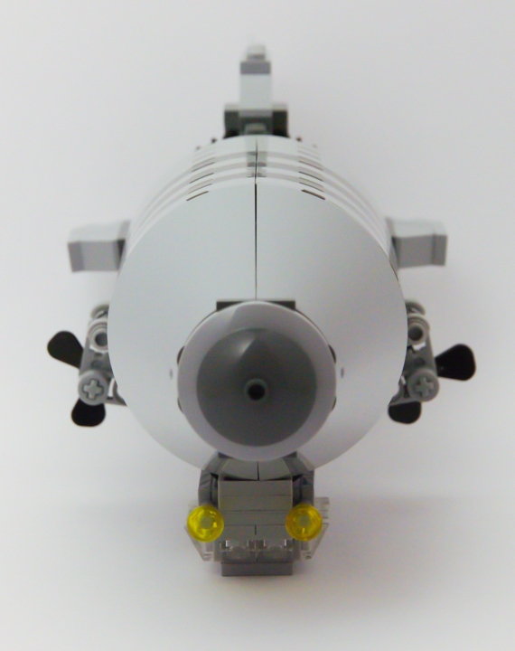 LEGO MOC - Mini-contest 'Zeppelin Battle' - Гоночный дирижабль 'Стремительный'