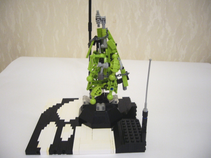 LEGO MOC - New Year's Brick 2014 - Встреча Нового Года в Кибер-мире