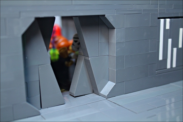 LEGO MOC - New Year's Brick 2014 - Встреча Нового года в далекой-далекой галактике...: Тем временем за раскрывающимися дверями...