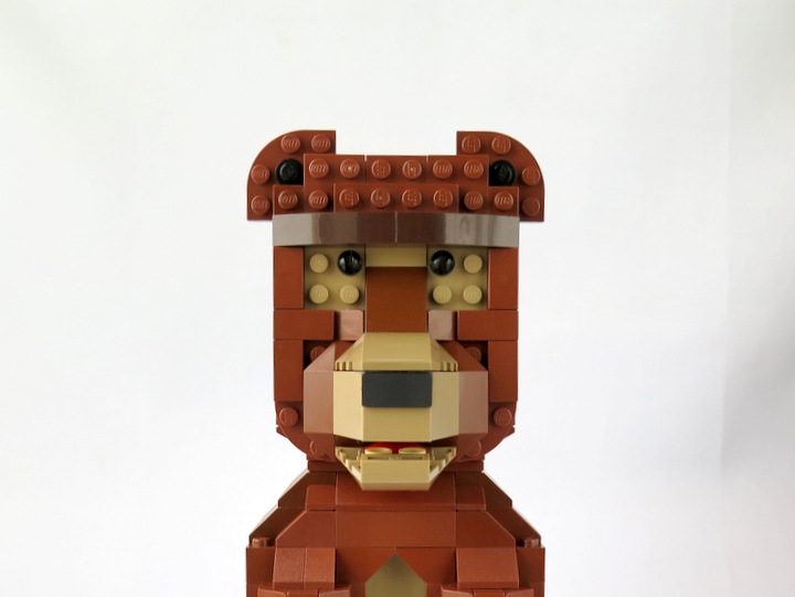 LEGO MOC - 16x16: Animals - Bruin: Привет! Я Мишка.