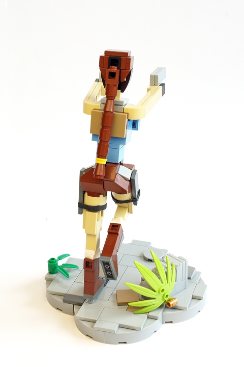 LEGO MOC - 16x16: Character - Lara Croft: Tomb Raider: </i>90% игрового времени мы наблюдаем мир из-за спины главной героини. )<br />

