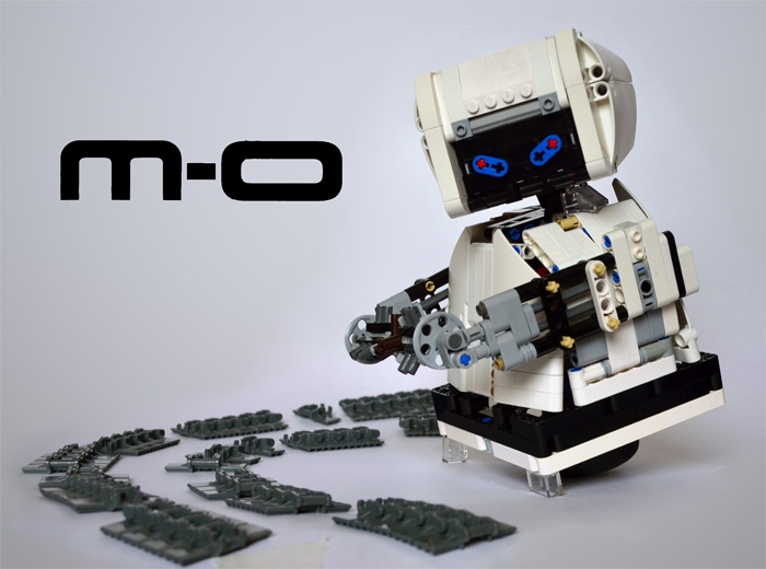 LEGO MOC - 16x16: Character - M-O (Microbe Obliterator) from 'Axiom'