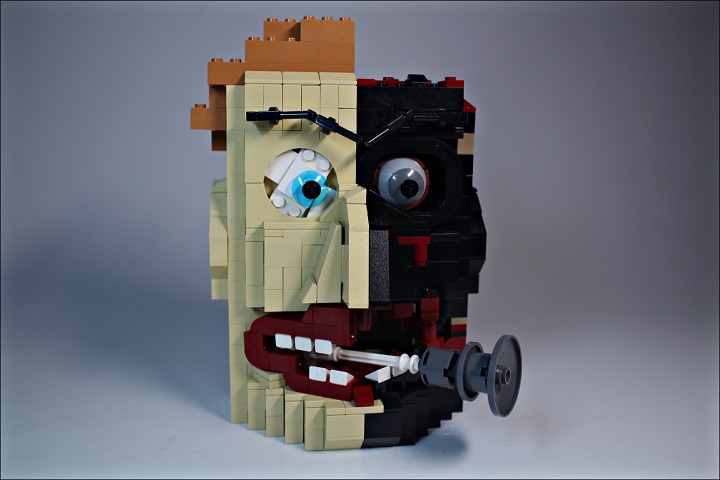 LEGO MOC - 16x16: Character - Two-Face Harvey: С сигарой